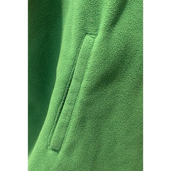 D & Co (Denim & Company) Kelly Green Fleece Pull-Over-Medium - Picture 9 of 11